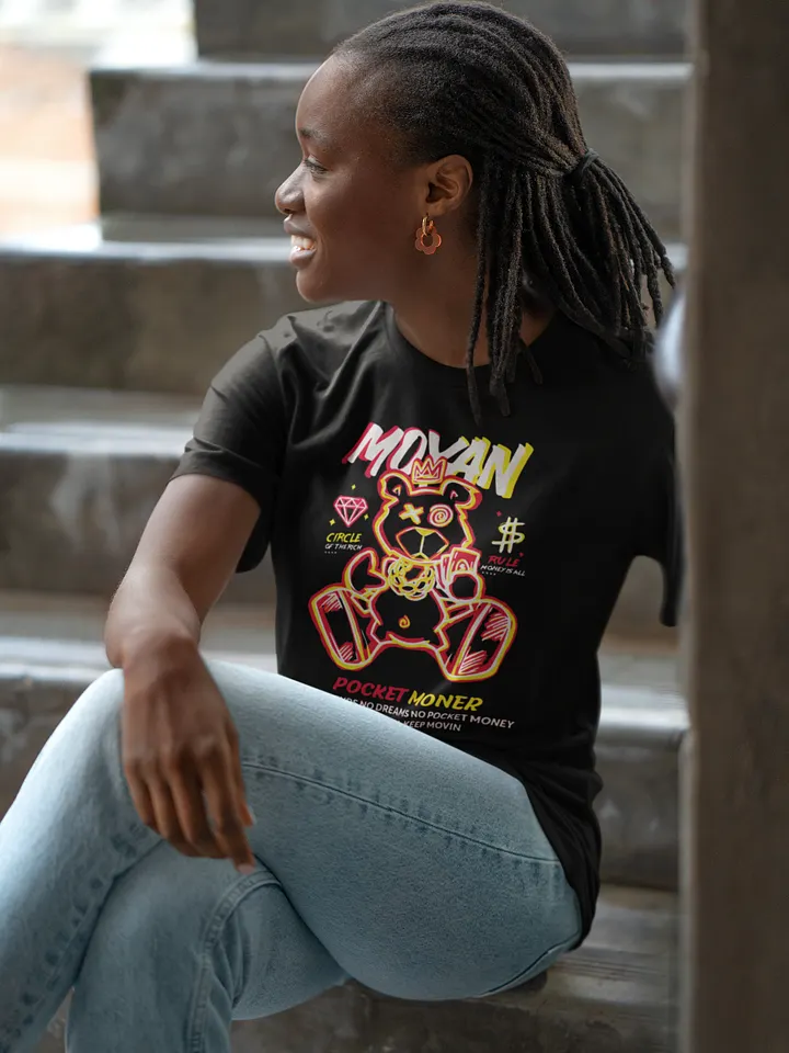 Broke Bear: Playful Teddy Bear Tee product image (1)