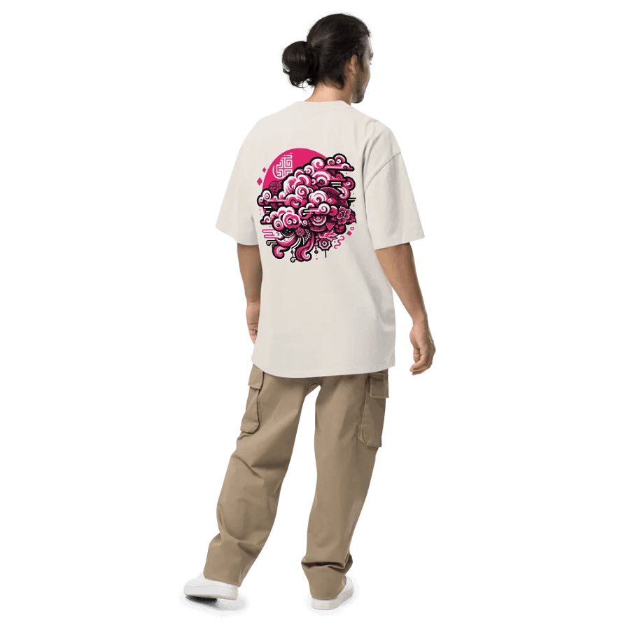 Samurai Shadows -AS Colour Premium Oversized Faded T-Shirt product image (9)