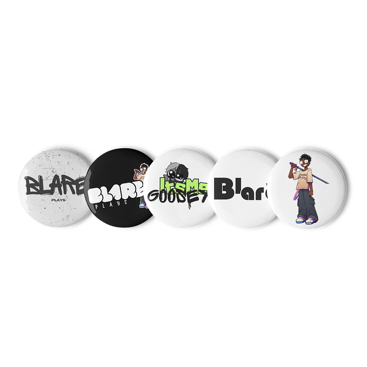 Blare & Goosey Collection Pin Button Set product image (1)