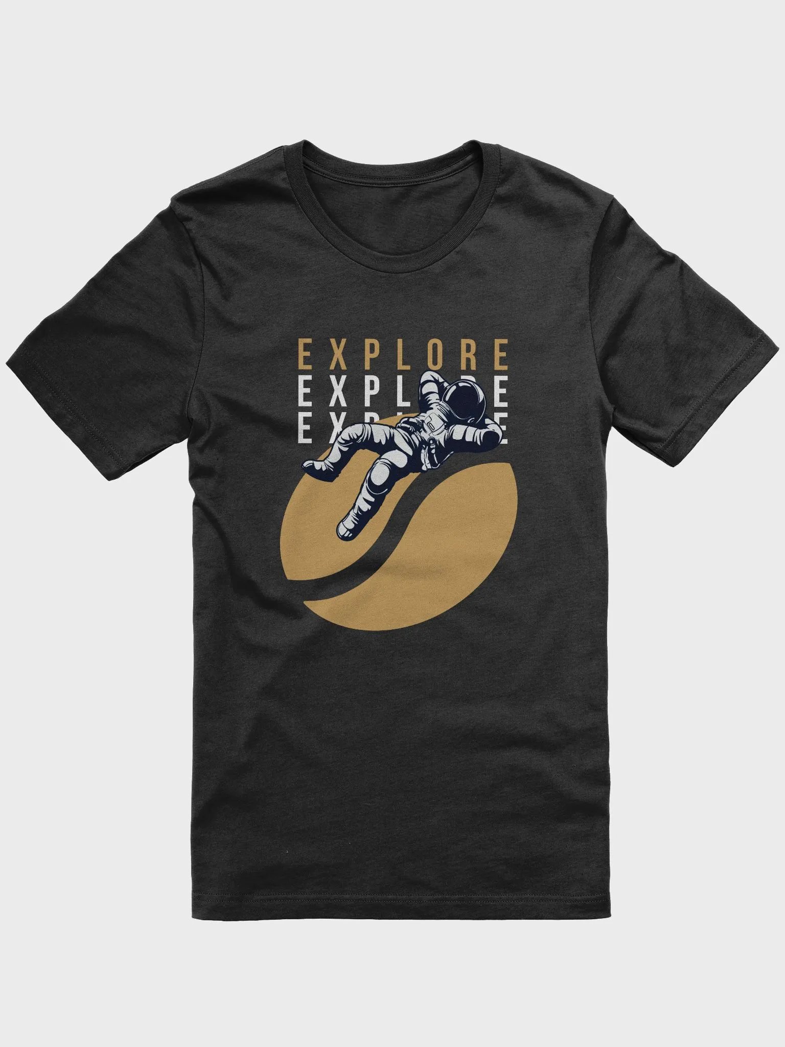 Cosmic Explorer Astronaut Coffee T-Shirt product image (2)