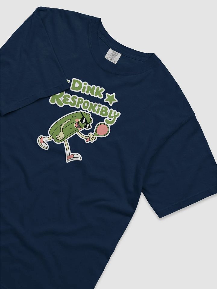Playful Dink Responsibly Pickleball Unisex Garment-Dyed T-shirt product image (2)