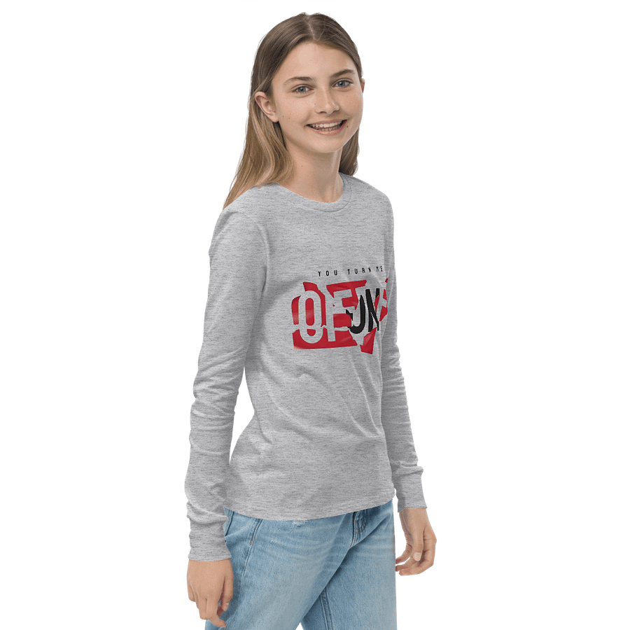 Kids Youth Long Sleeve T-Shirt ON OFF Slogan product image (4)