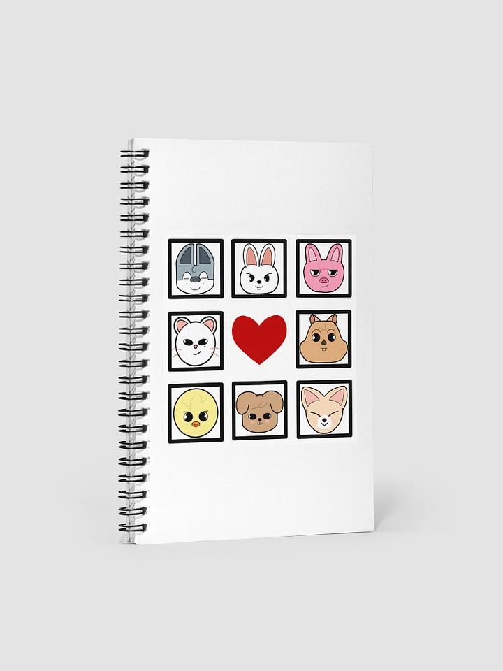 OT8 skzoo tiles with heart - Notebook product image (1)