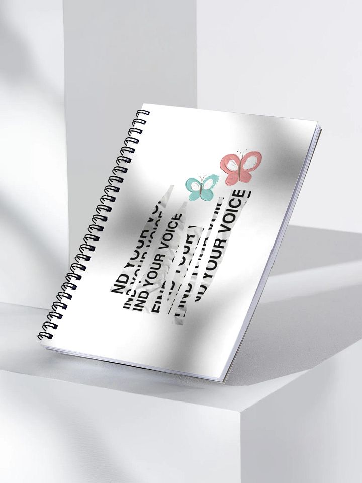 Your Voice Spiral Notebook product image (1)
