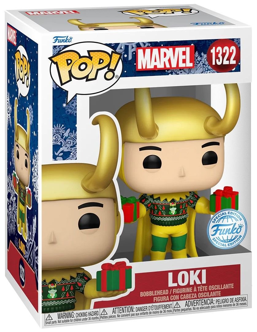 Funko POP! - Marvel - Holiday - Loki (Metallic) (Special Edition) product image (2)