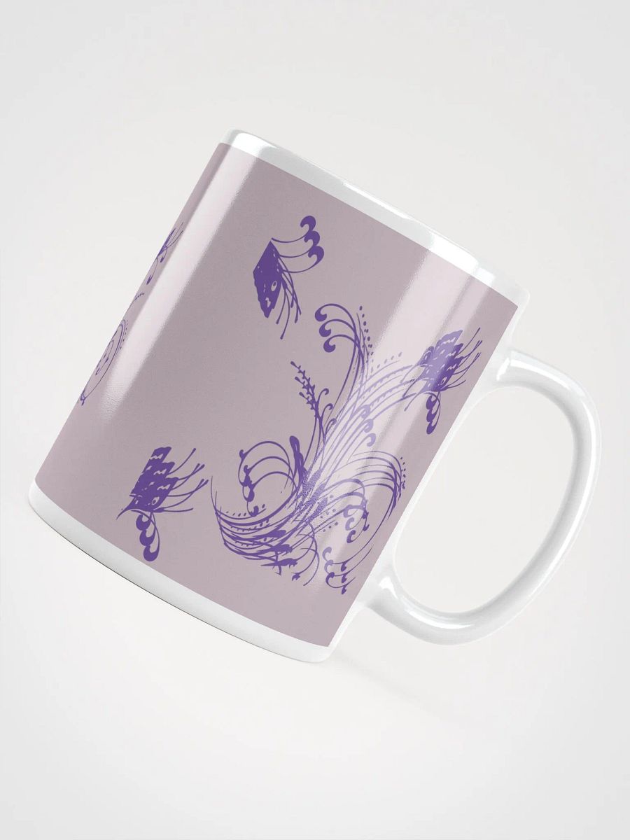 Purple Floral Swirls Mug product image (12)