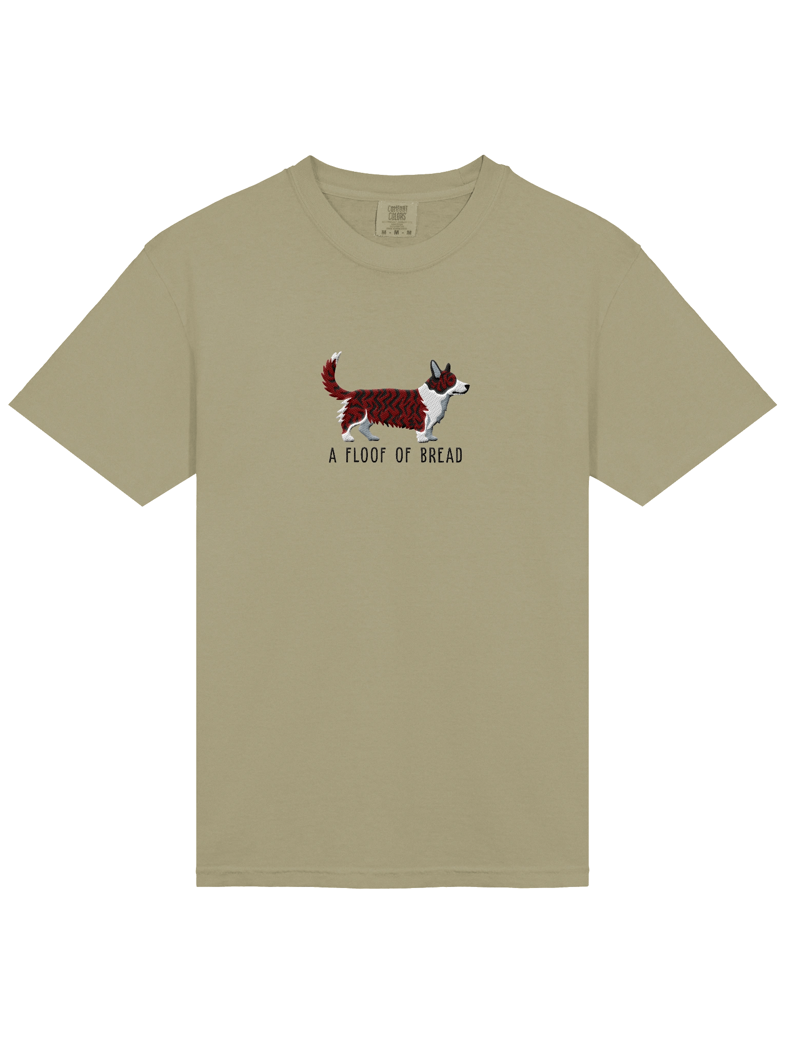 A Floof of Bread T-Shirt(Embroidered) of a Cardigan Welsh Corgi(Brindle) product image (3)