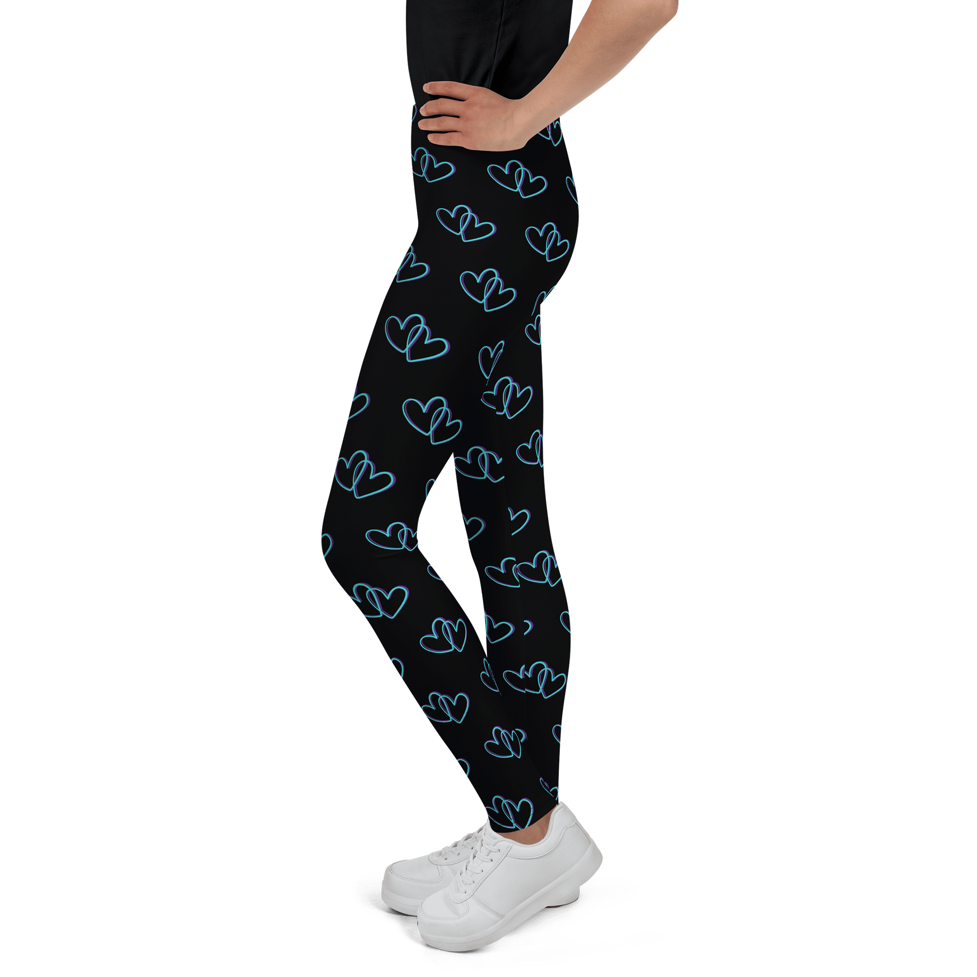 Black Heart Youth Leggings product image (4)