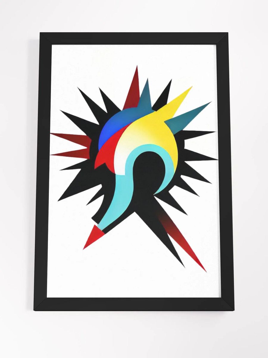 Cyber Punk Energetic Abstract Art Print product image (7)