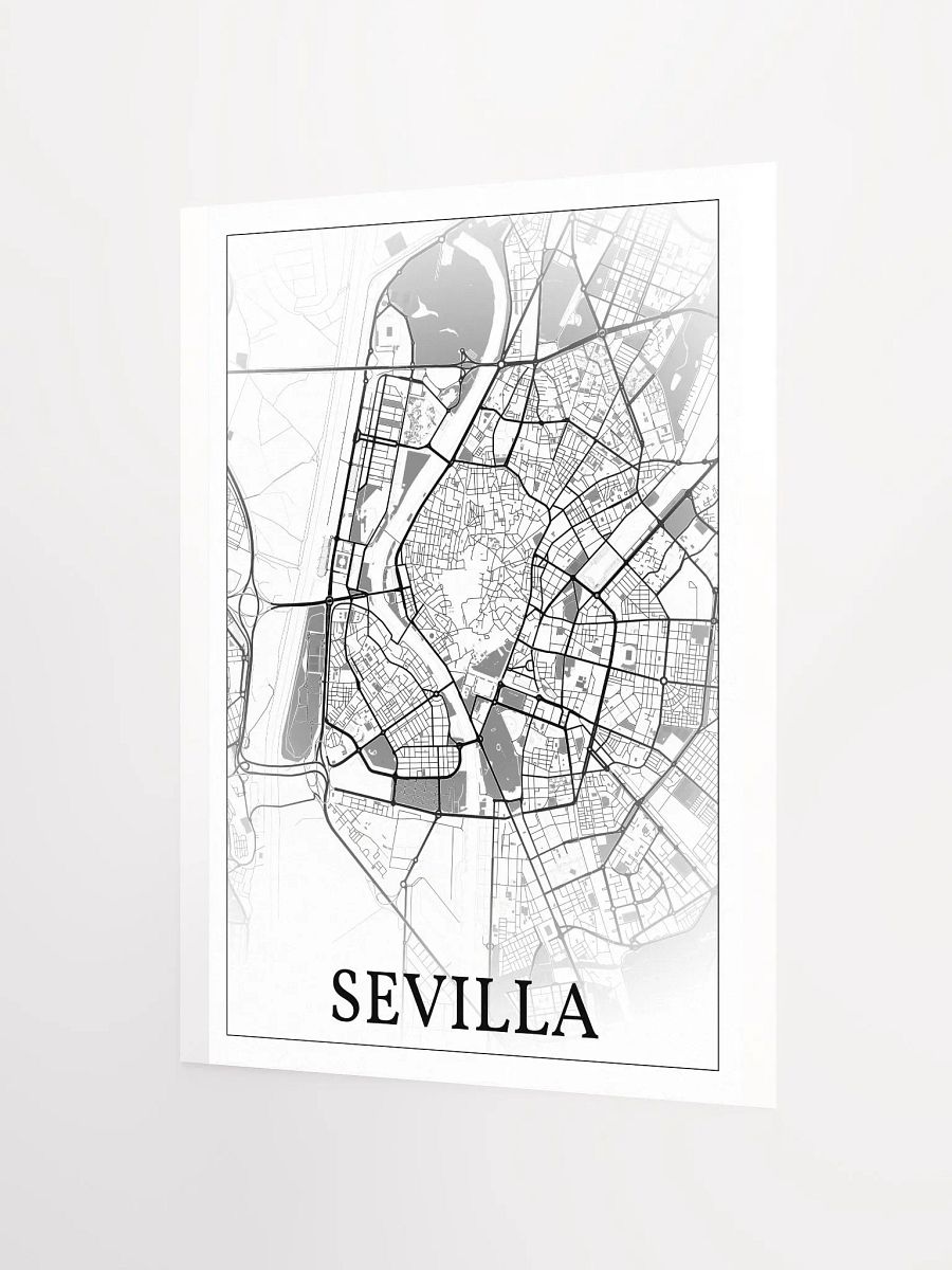 Sevilla, Spain, city map print product image (6)