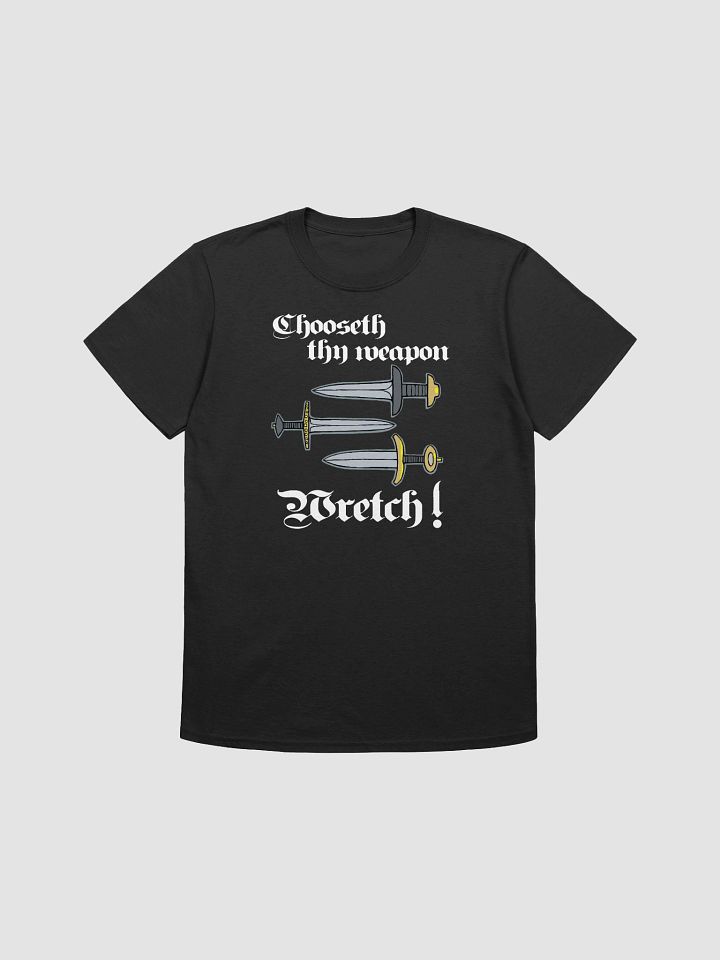 Funny medieval weapon challenge Unisex T-Shirt product image (3)