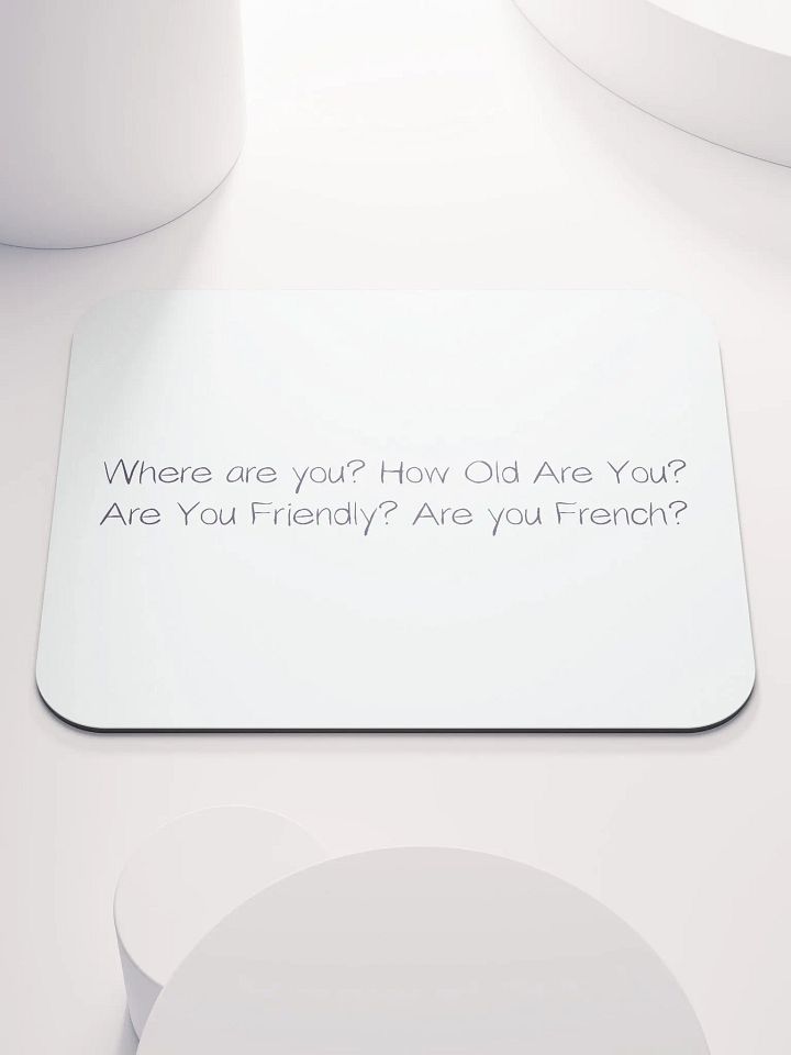 Friendly Mouse Pad product image (1)