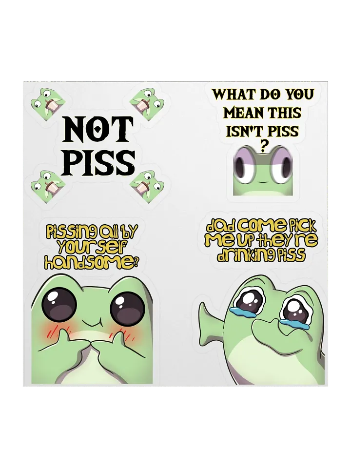 PISS STICKERS LIMITED EDITON product image (1)