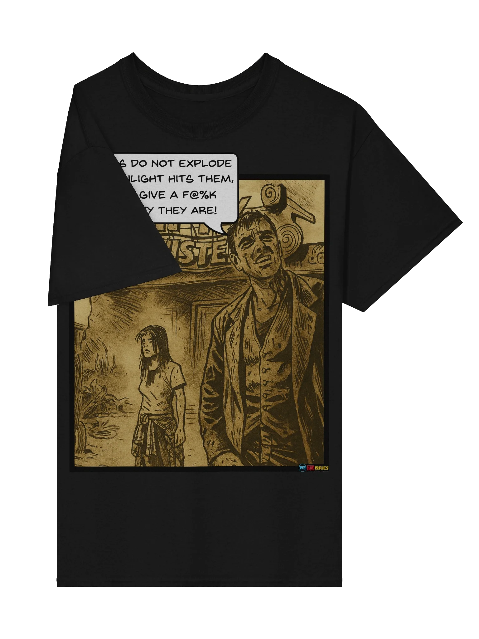From Dusk Till Dawn inspired Psychos Do Not Explode Scene T-Shirt product image (32)