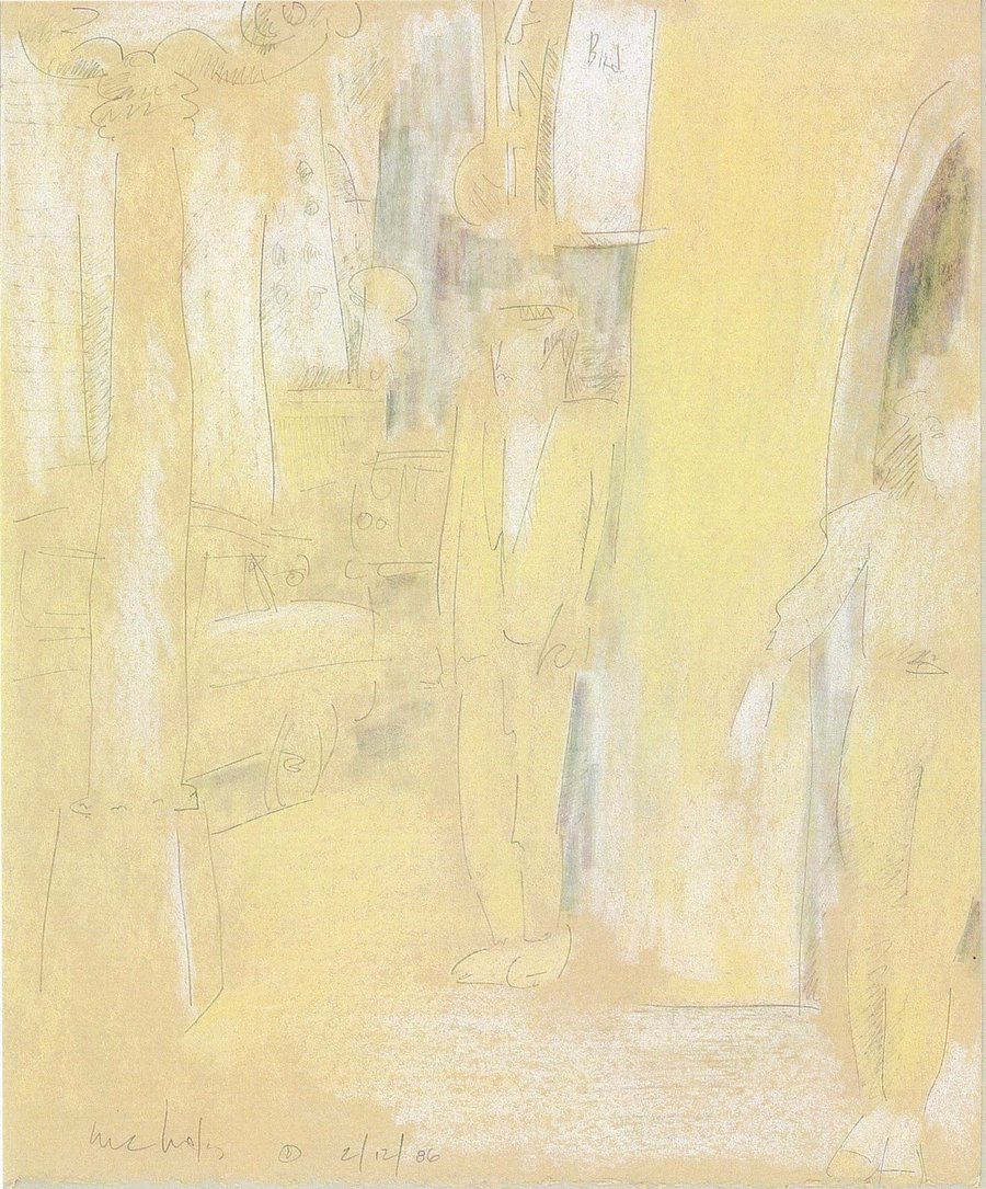 Mural at the Metro (1986) on canvas (32" x 48") product image (5)