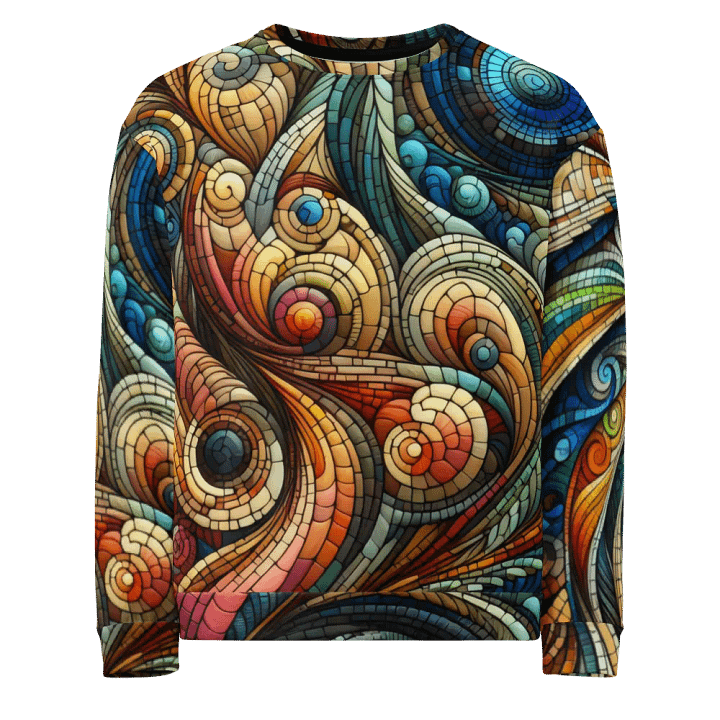 Colorful Patterns - All-Over Unisex Sweatshirt #6 product image (1)