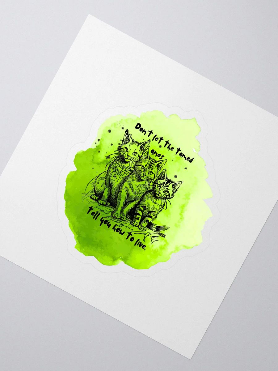 Wild Cats Wisdom Sticker Pack product image (2)