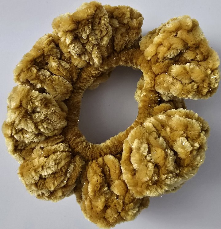 Notre Dame Sparkle Velvet Scrunchies product image (1)