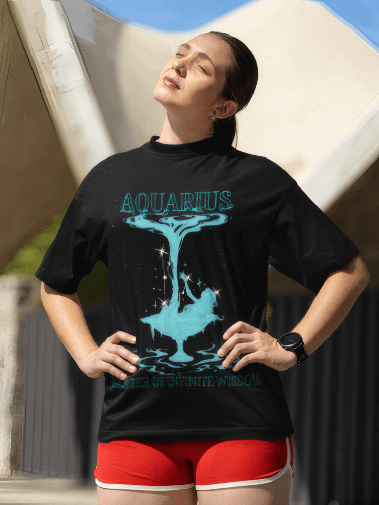 Aquarius: Celestial Stream Tee product image (3)