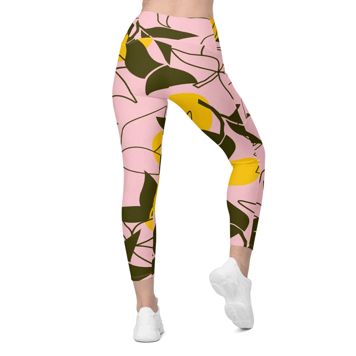 Lemon Grove All-Over Leggings with Pockets product image (2)
