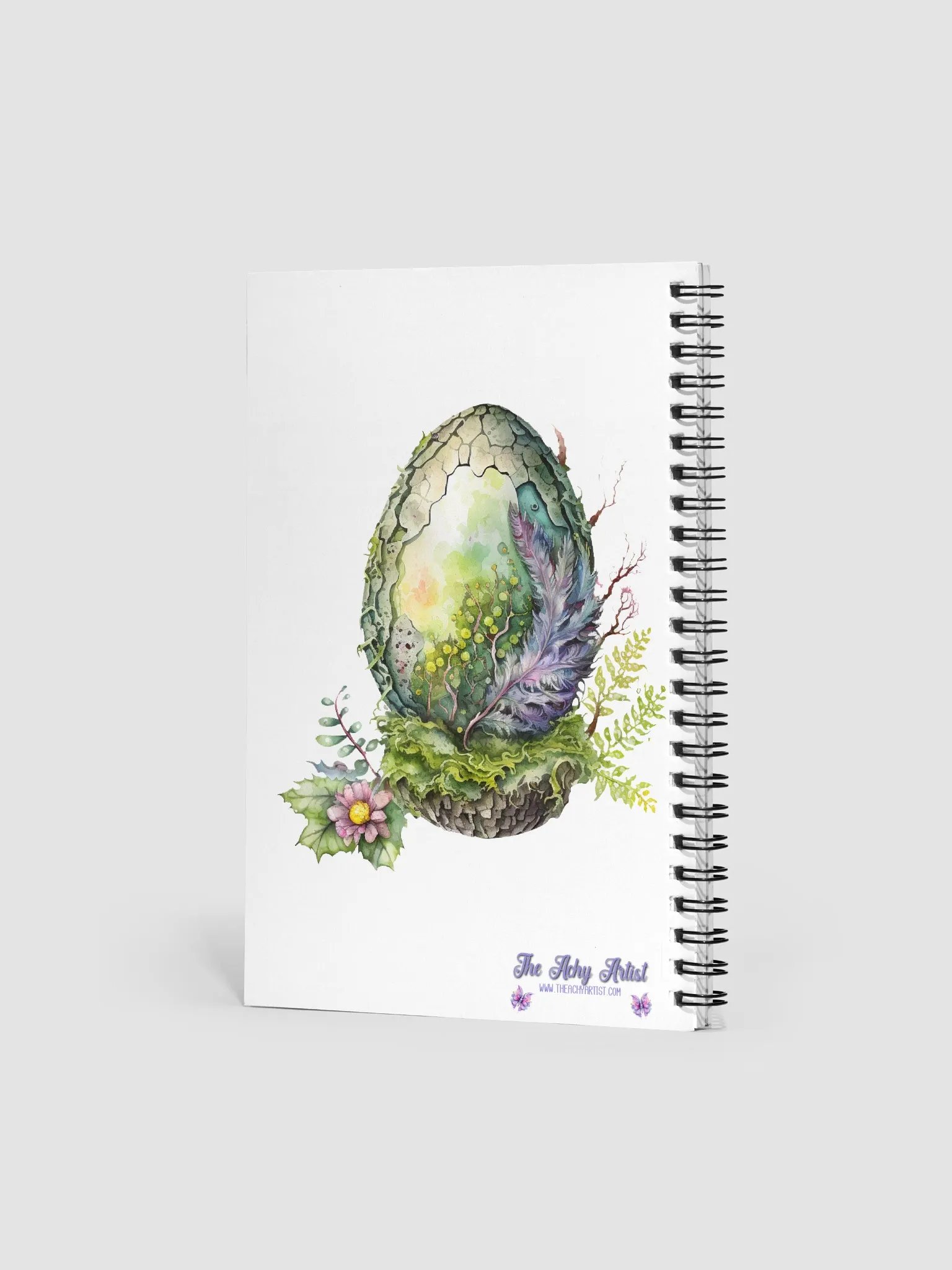 Enchanted Dragon Spiral Notebook product image (2)