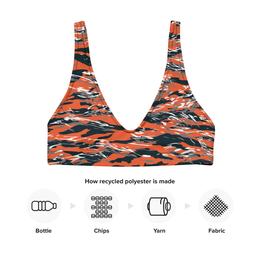 Tiger Camo Padded Bikini Top product image (10)
