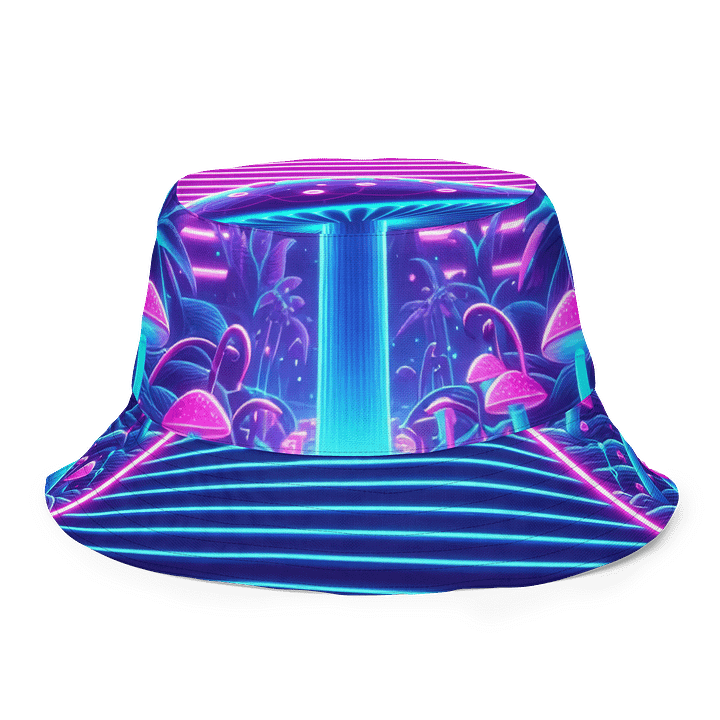 MUSHROOM neon NIGHTS BUCKET HAT product image (2)