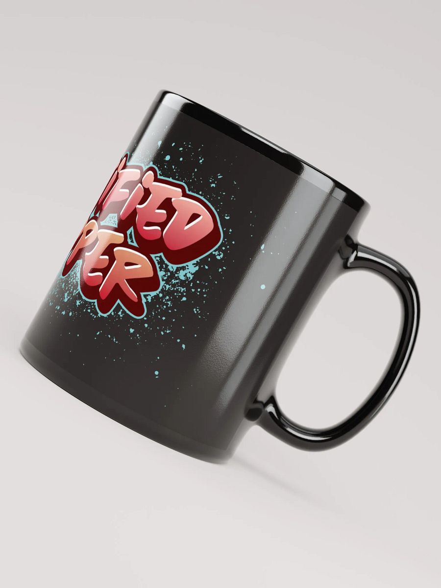 Certified Yapper Black Glossy Mug product image (4)