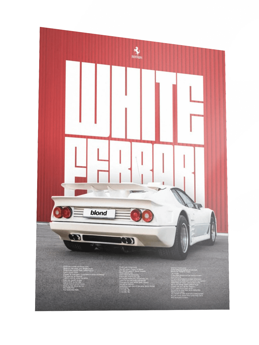 WHITE FERRARI product image (3)