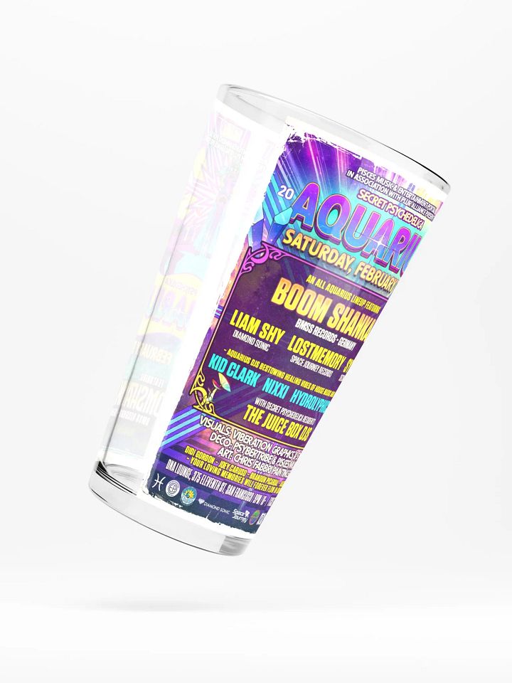Aquarius 2023 Shaker Pint Glass product image (2)