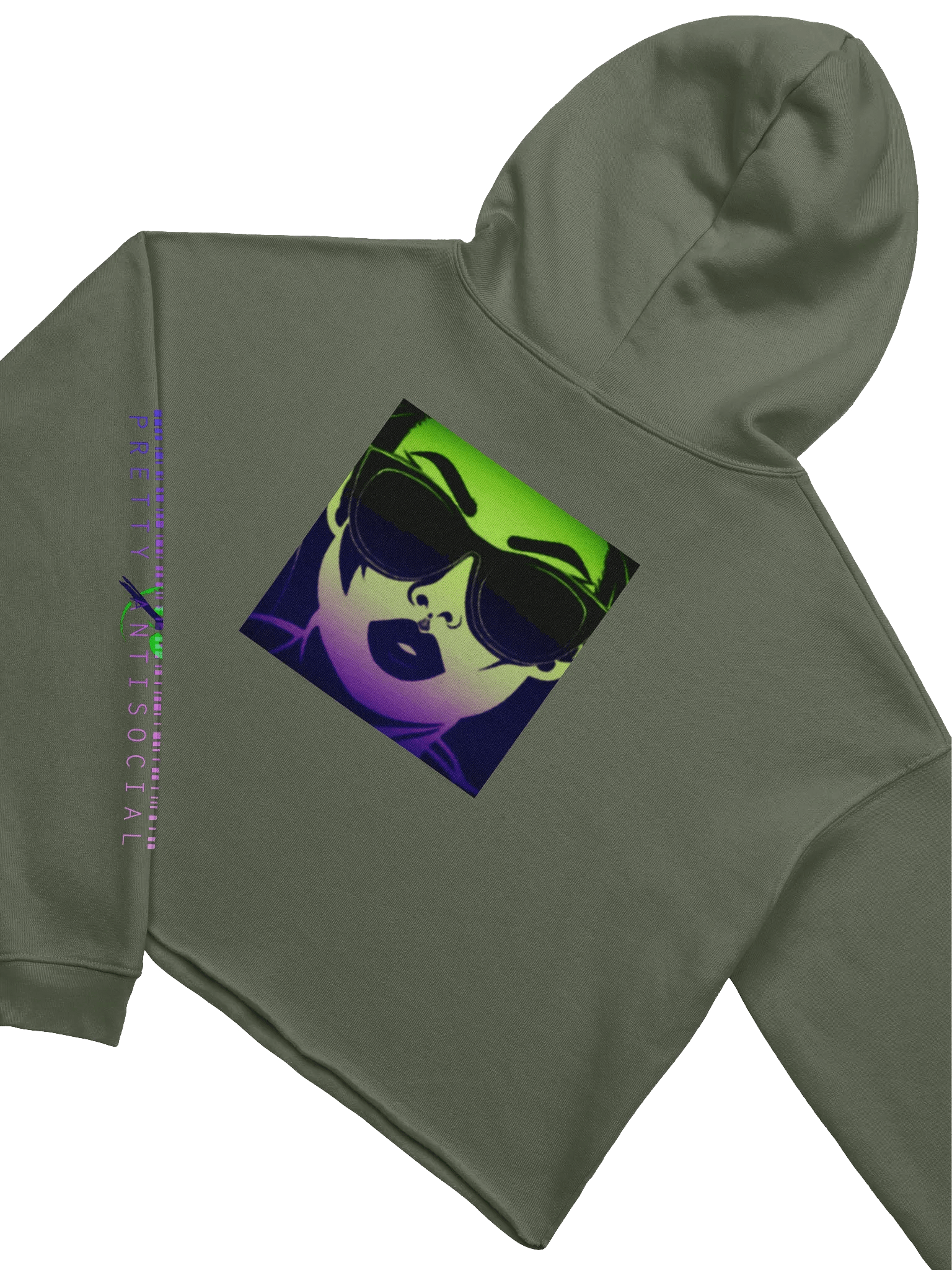 The PASP OG x Barcode Logo Cropped Hoodie product image (4)