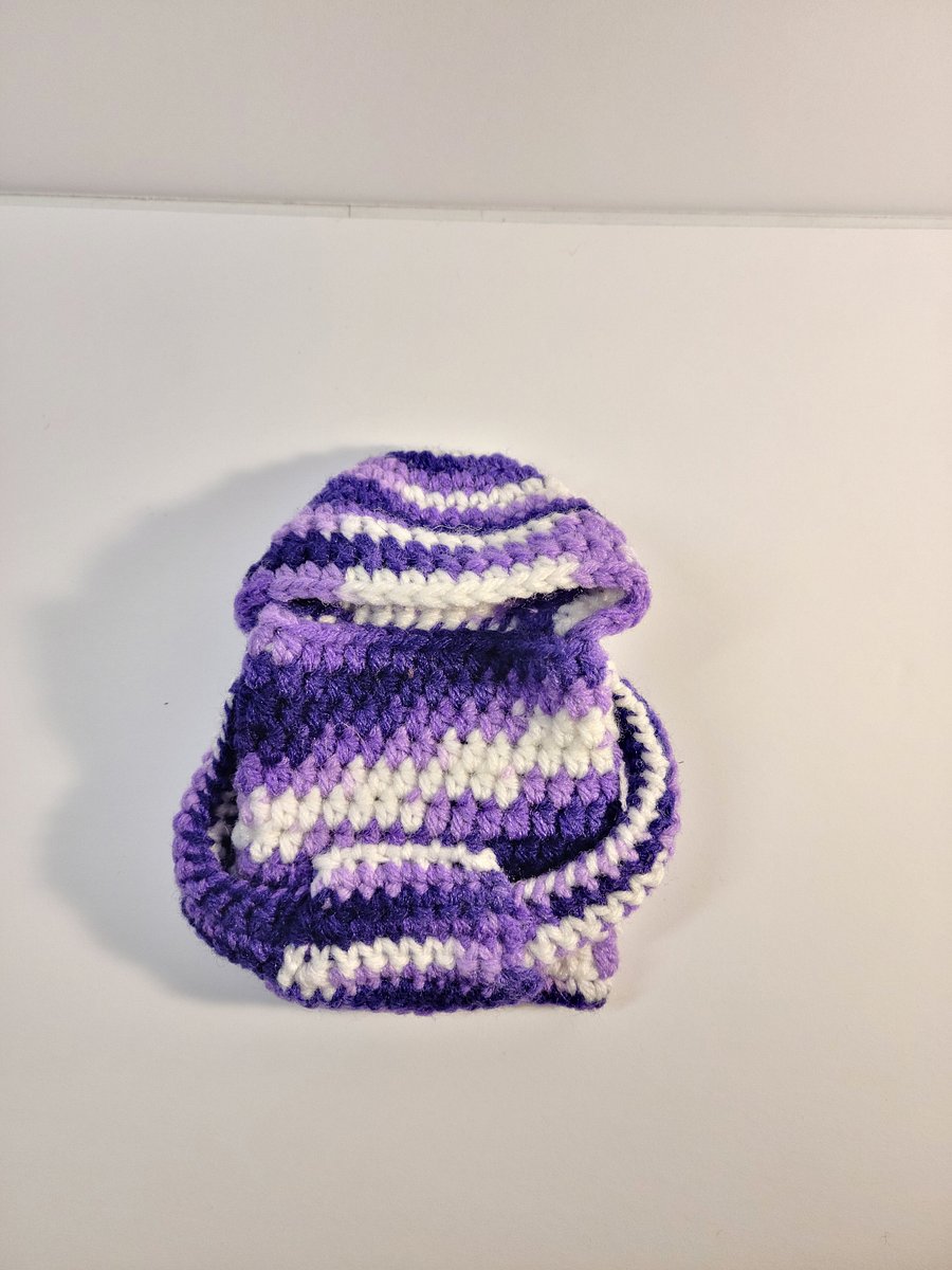 Handmade Crocheted Hoodie Drink Cozy product image (2)