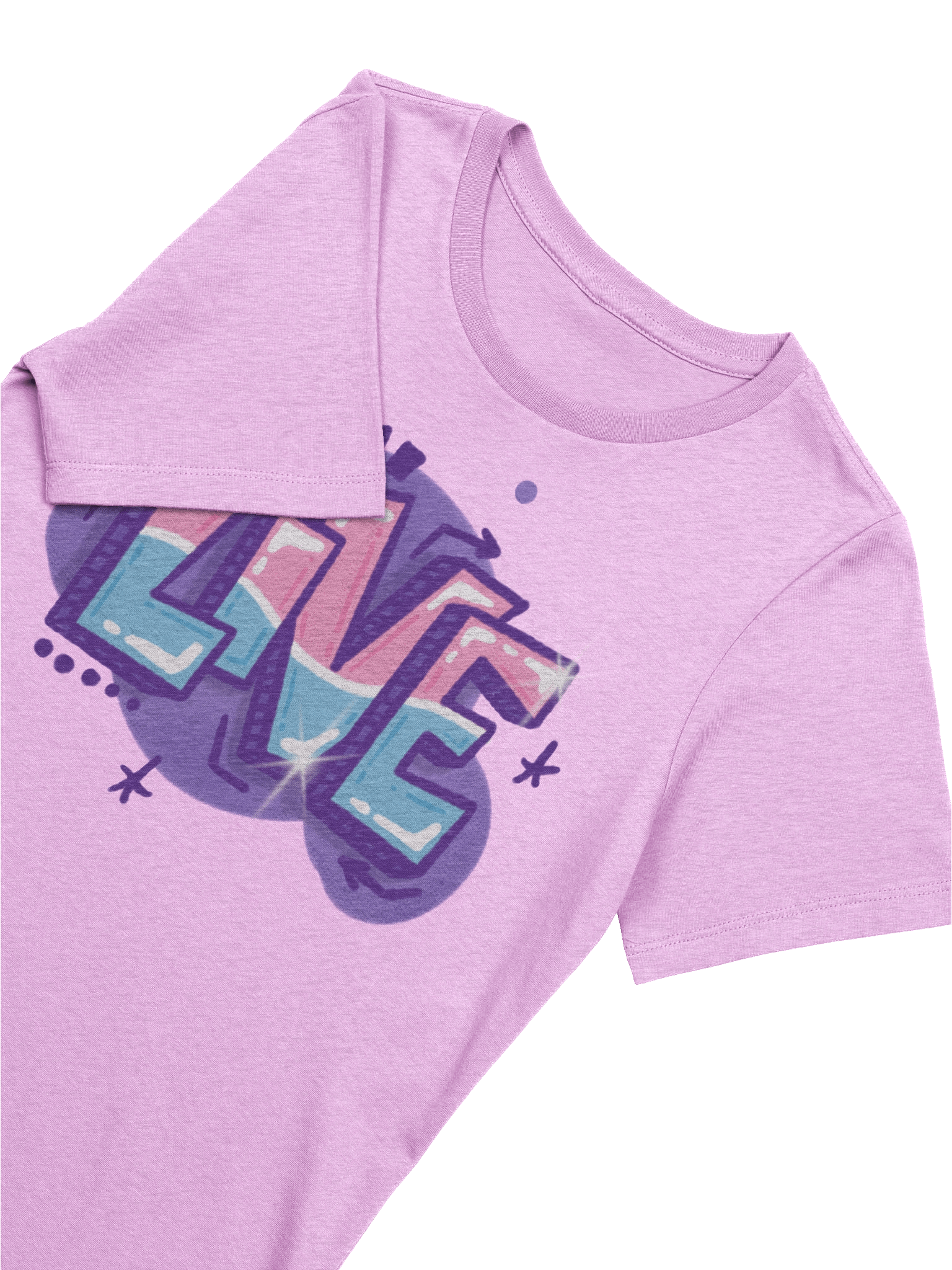 "LIVE" - Kawaiifiti Style - Women's Relaxed-fit T-Shirt (Light) product image (19)