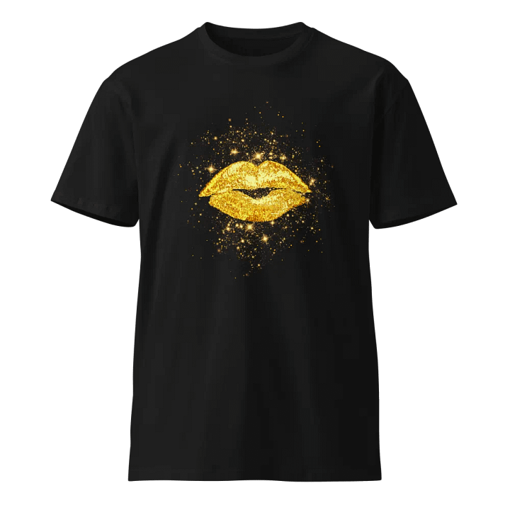 Golden Kiss Glitter Unisex T-Shirt product image (1)