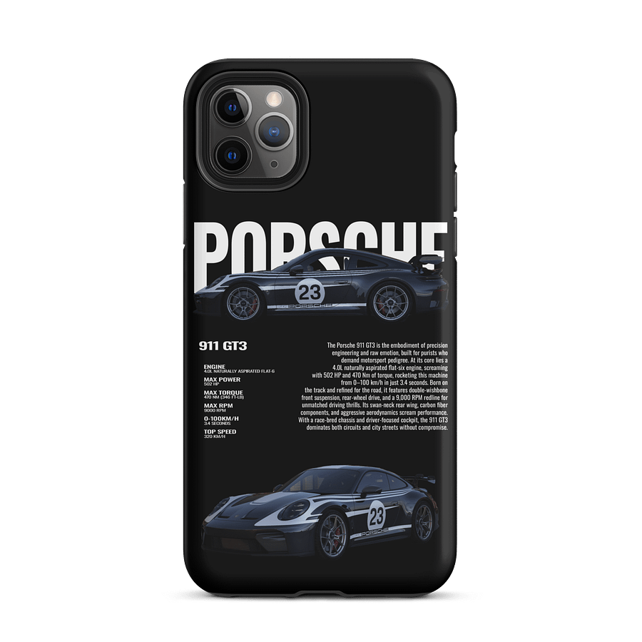 Porsche 911 GT3 iPhone Case – Premium Car Enthusiast Phone Cover (Fits iPhone 11/12/13/14/15 Pro & Pro Max) product image (26)