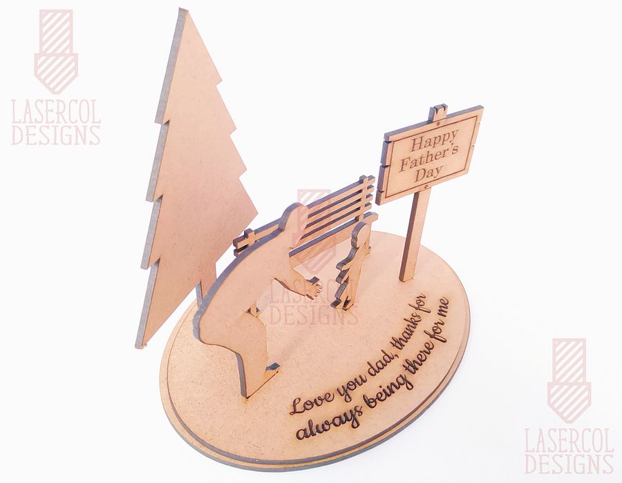 Father's Day Gift Plaque - Laser Cut Files product image (6)