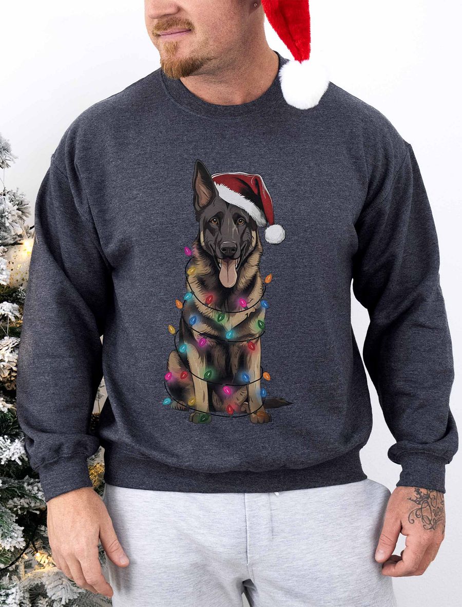 Funny German Shepherd(2) Christmas Sweatshirt for GSD Paw-rents product image (1)