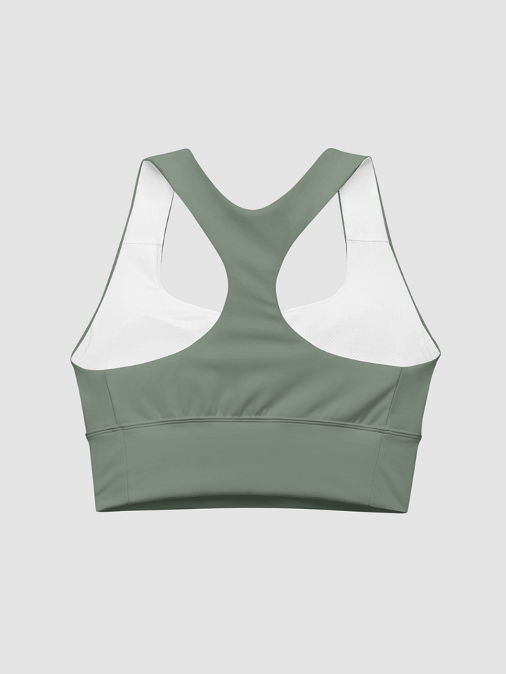 Longline Sports Bra - Sage Green product image (2)