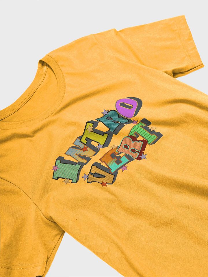 Introvert Block Letter Galaxy T-Shirt product image (2)