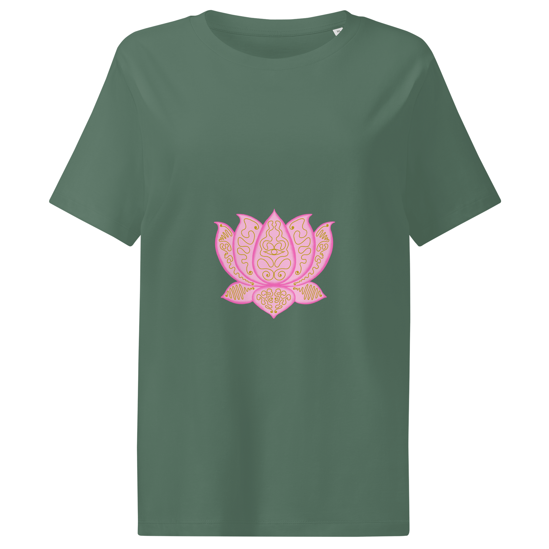 Lotus Blossom Gold Line Women's T-Shirt product image (1)