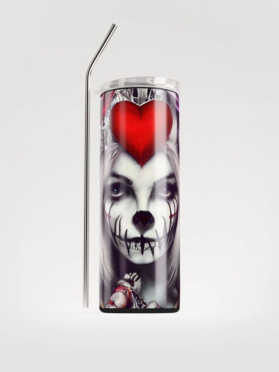 Gothic Romance: Elegant Stainless Steel Tumbler for Valentine's Delight product image (1)