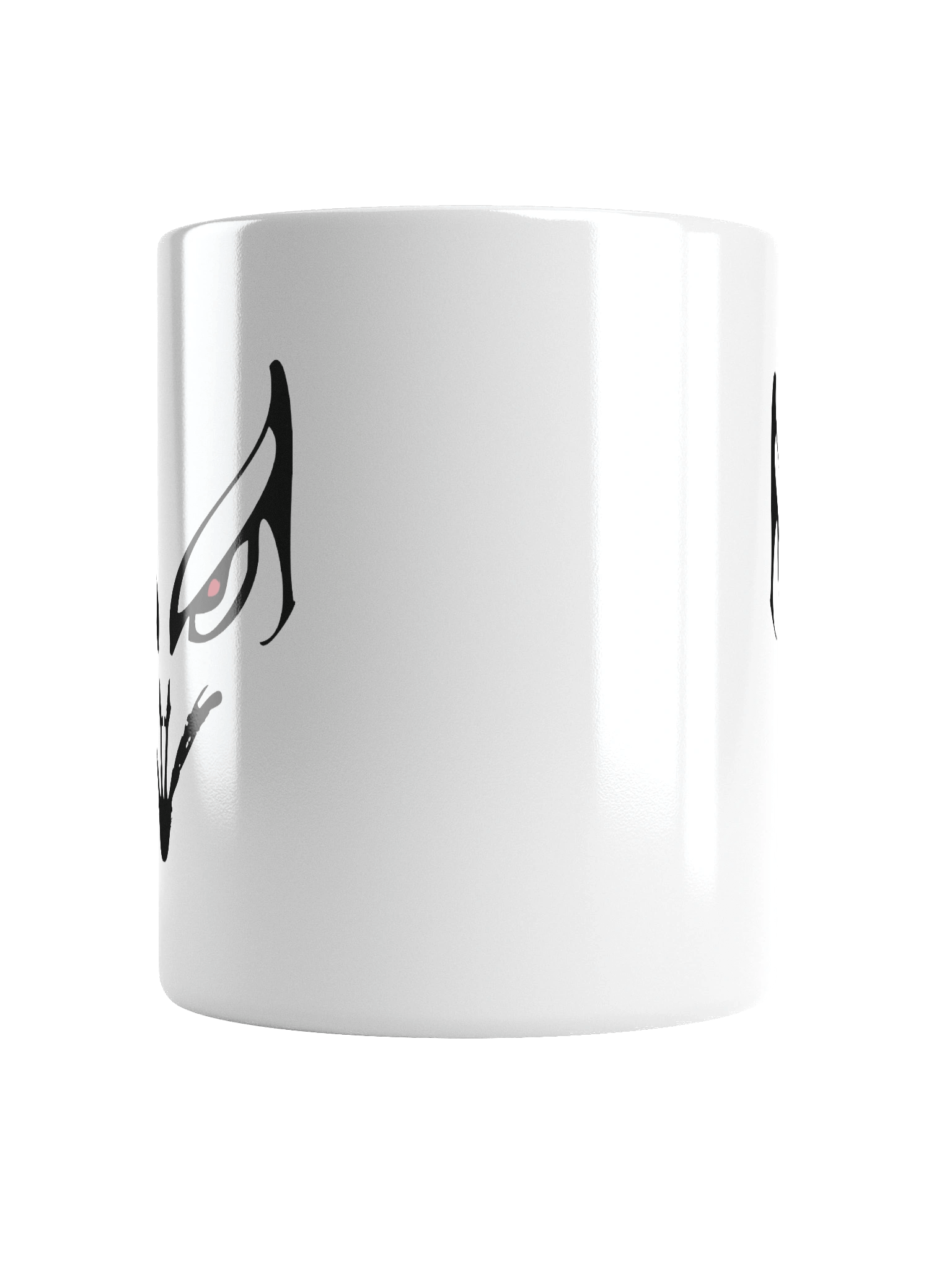 Fierce Predator Eyes White Glossy Mug product image (6)