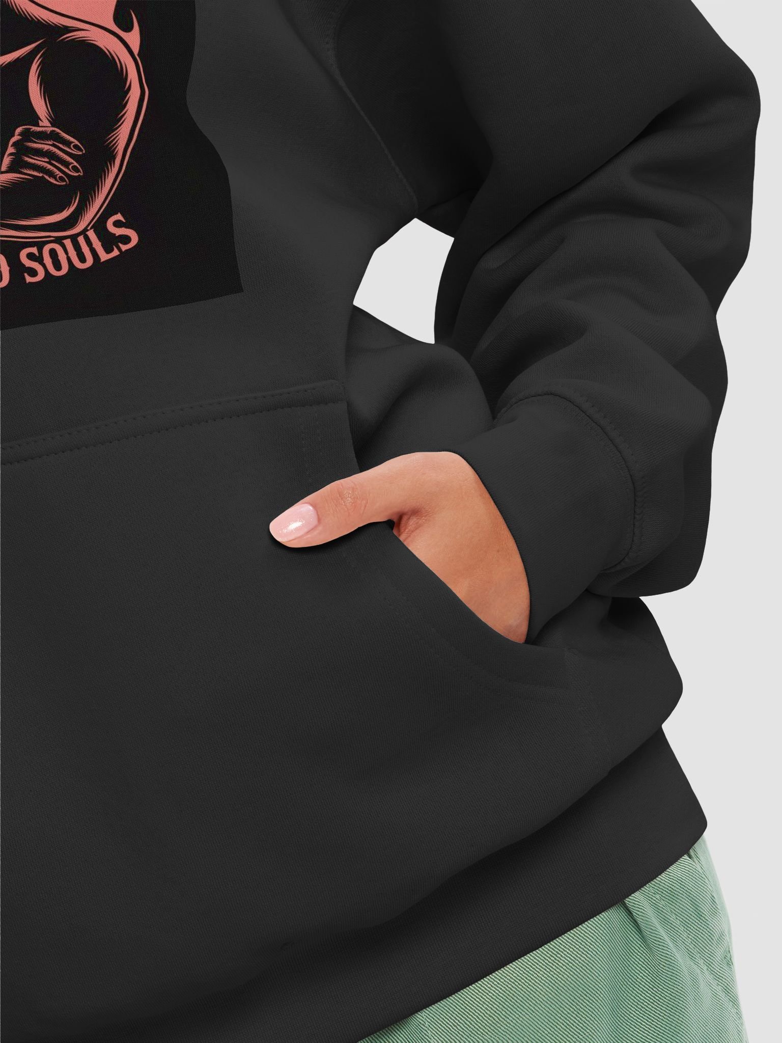 Infernal Elegance Devil Graphic Hoodie product image (8)