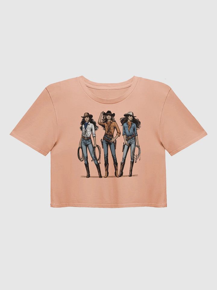 Three Wild West Women with Lasso Crop Top product image (1)
