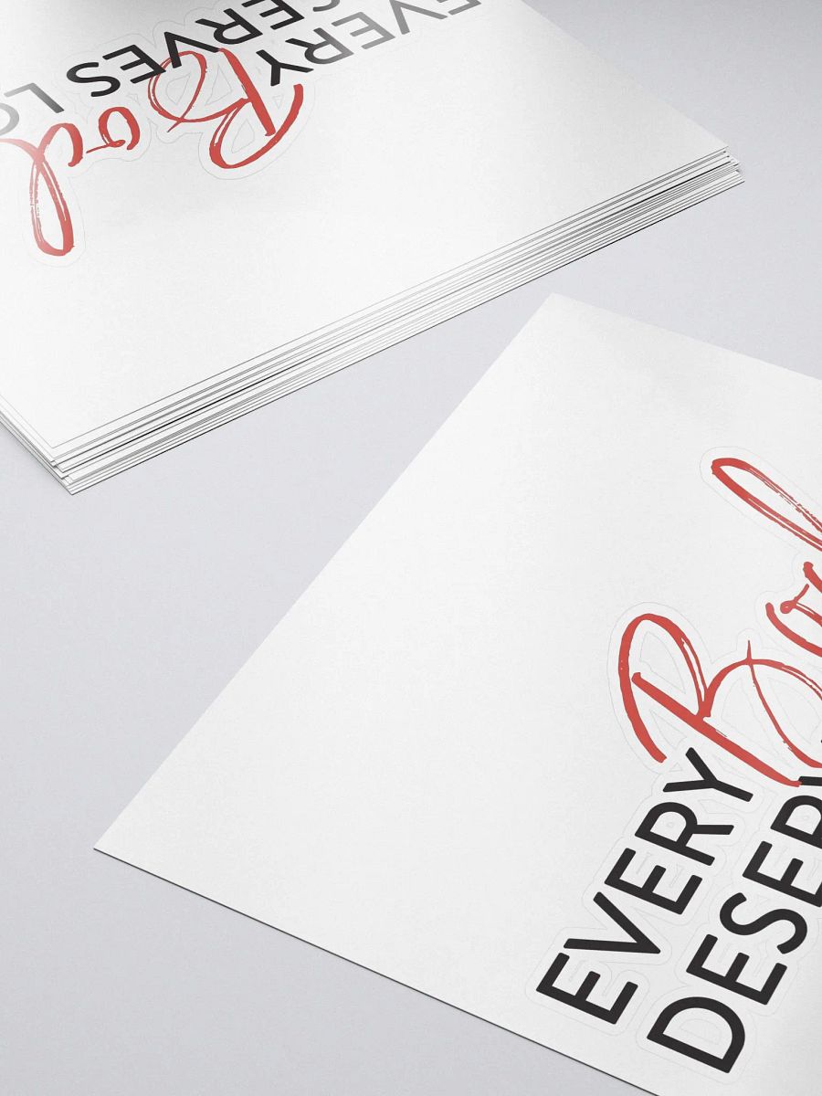 Every Body Deserves Love | sticker product image (5)