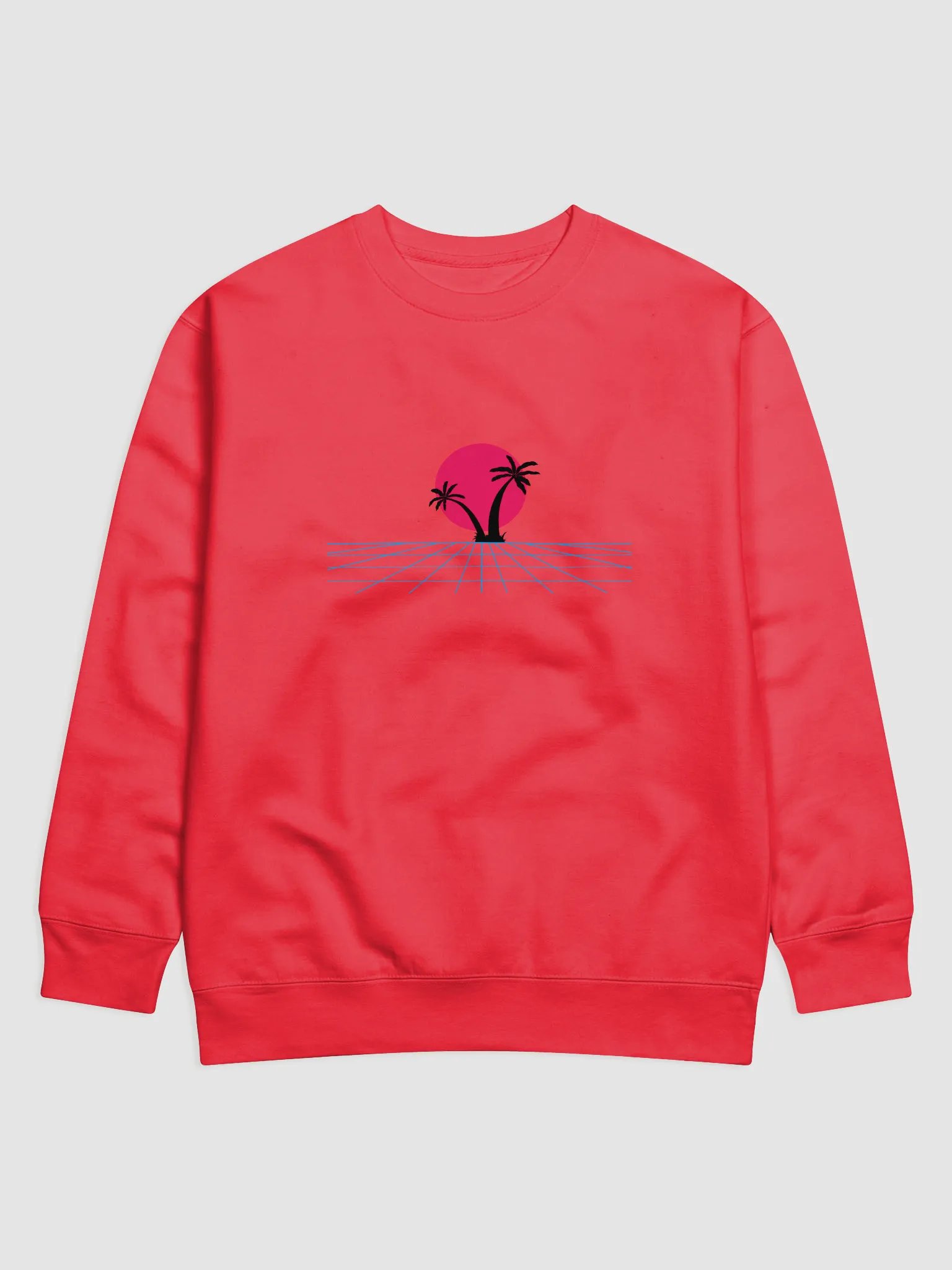Neon Sunset Retro-Futuristic Sweatshirt product image (1)