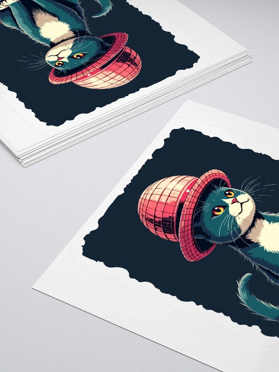 Fancy Cat Sticker product image (4)