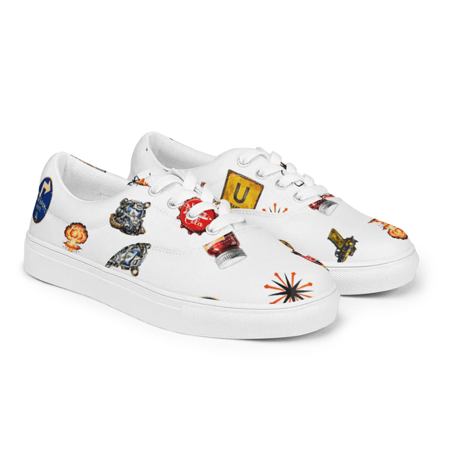 Pop Culture Parody Lace-Up Shoes #fallout product image (10)