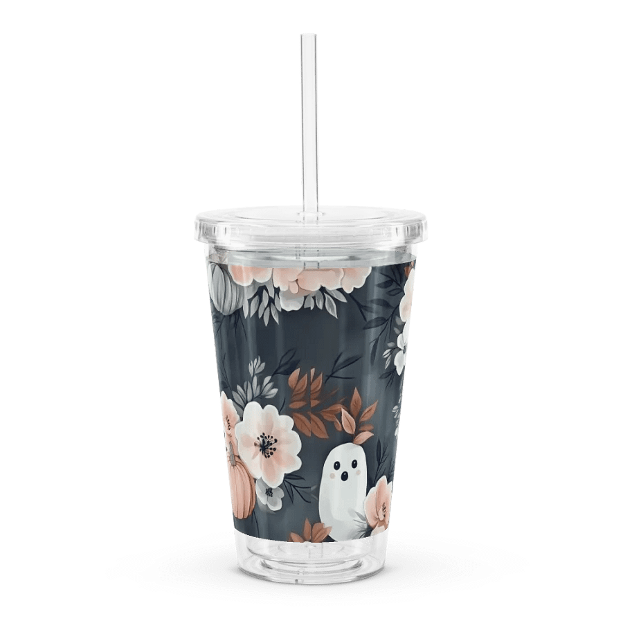 Halloween Ghosts Clear Tumbler product image (2)