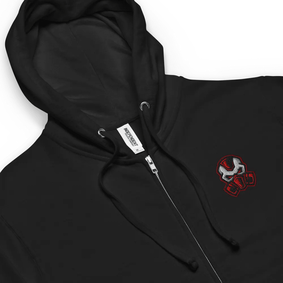Sewitscher Red Fleece Zip Up Hoodie product image (2)